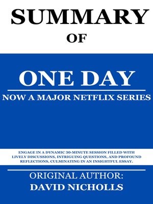 cover image of Summary of One Day by David Nicholls